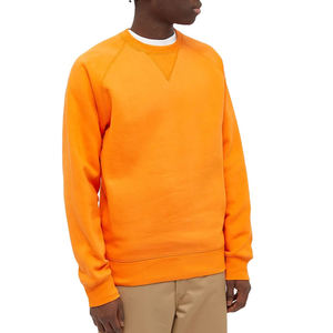 2022 New Arrival <b>Black</b> <b>Sweatshirt</b> 100% Cotton Fleece Casual Oversized Crew Neck Design Customized for Men in Autumn Season - Product Image 4