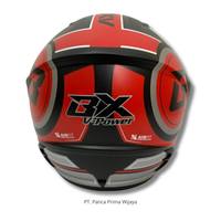 Casque de moto ouvert noir mat de haute qualité JP13 BXV |   Certifié SNI |   Casque léger au design moderne, visière simple en ABS