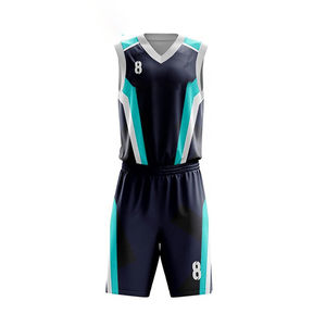 Men's Breathable Soft Comfort Polyester Sports Jersey Personalized Youth <b>Basketball</b> Uniforms Sets Customizable Clothing - Product Image 4