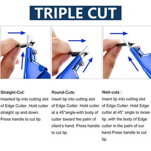 Cortador de puntas de uñas acrílicas de borde curvo profesional de alta calidad para dedos, venta al por mayor de herramientas de manicura hechas en fábrica - Product Image 4