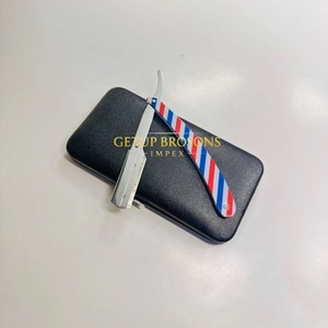 Single <b>Blade</b> Stainless Steel Men's Wet Shaving Professional Safety <b>Razor</b> multi color design Spine Customizable Private Label - Product Image 3