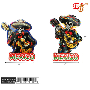3.7 \ "X2.7 \" Mexique Aimant 24DZ/CS Élégant Réfrigérateur Aimant - Product Image 1