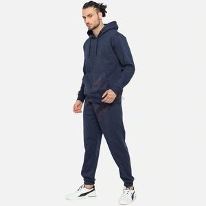 Conjunto Deportivo Ligero Personalizado de Talla Grande para Adultos, Chándal de Alta Calidad 100% Algodón para Hombre, Sudadera con Capucha y Pantalones Deportivos, Listo para el Invierno - Product Image 1