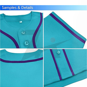 Meilleures ventes d'uniformes de baseball pour hommes, vêtements de sport, ensembles respirants avec marque OEM, prix d'usine, techniques imprimées - Product Image 6
