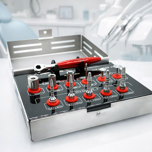 Kit d'expansion osseuse dentaire professionnel en acier inoxydable 12 pièces, kit de levage de sinus, disques de scie de précision pour chirurgie implantaire - Product Image 1