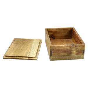 Premium Tree of Life Decorative Wooden <b>Box</b> Acacia Wood Keepsake Organizer with <b>Removable</b> Lid for Souvenir and Gift Wholesale - Product Image 2