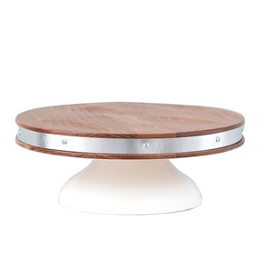 แท่นวางเค้กอลูมิเนียมทรงโค้งมนแท่นเสิร์ฟเค้กผลไม้ - Product Image 6
