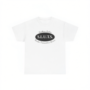 T-shirt Southern Ladies Under Tremendous Stress bianca unisex per adulti, girocollo, manica corta, stampa serigrafica - Product Image 3