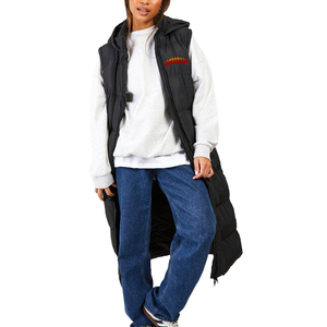 Chaqueta Larga Acolchada de Invierno Personalizada, Cortavientos, con Capucha y Cremallera para Mujer, Abrigos de Moda de Invierno para Mujer - Product Image 1