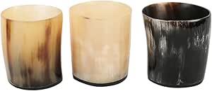 Vaso de Vidrio Premium Soplado a Mano con Diseño Único de Cuerno de Búfalo Natural para Uso en el Hogar y Bar a Precio Económico - Product Image 5