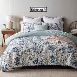 Juego de Edredón Prémium de Lujo Tamaño King Size 100% Algodón Suave y Acogedor para Toda Temporada, Cálido, Lavable, Transpirable para Uso Doméstico - Product Image 5