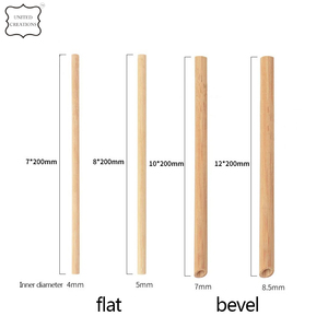 Eco-Friendly Biodegradable Disposable Bamboo Straws Custom Food Grade Soft Drinks Wood Drinking Straws Organic Reusable Box - Product Image 5
