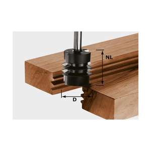 Fraise à rainurer Festool Solid Router Bits HW S8 D34/NL32 - Product Image 1
