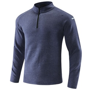 T-shirts d'entraînement à séchage rapide pour hommes Fitness Sports à manches longues Compression Gym T-shirts - Product Image 3