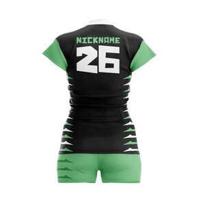Uniforme de Voleibol para Mujer, Traje Deportivo Femenino Personalizado por Sublimación, Ropa de Voleibol Transpirable con Logotipo, Servicio OEM - Product Image 3