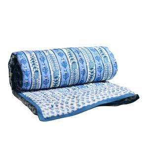 Indio Kantha Patchwork Edredón Estilo Vintage Queen Size Algodón Kantha Edredón Suave Reversible Manta de Invierno para Uso Hotelero - Product Image 4