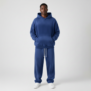 Hoodie Homme Personnalisé Haut de Gamme Tendance Hiver Imprimé Effet Délavé Streetwear Qualité Supérieure Épaules Tombantes Uni Lavage Acide - Product Image 1