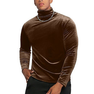 Camiseta de Mezclilla de Invierno Bordada Personalizada con Cuello Redondo, Unisex, Mangas Largas, Tejido de Algodón Transpirable - Product Image 2