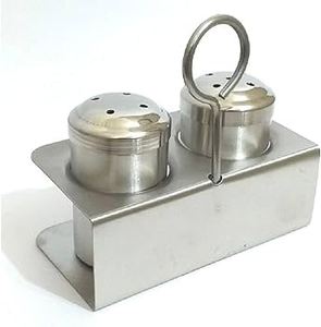 Kitchen Gadgets <b>Other</b> <b>Cooking</b> <b>Tools</b> Seasoning 304 Stainless Steel Salt and Pepper Shaker with Custom Logo Best Selling - Product Image 2