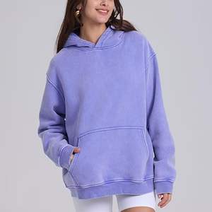 Sudaderas con Capucha para Hombre, Estilo Lavado Ácido, 100% Algodón, Forro Polar de Invierno, Tela Premium, Personalizable, Transpirable, Estilo Retro Desteñido, Ropa Urbana - Product Image 3