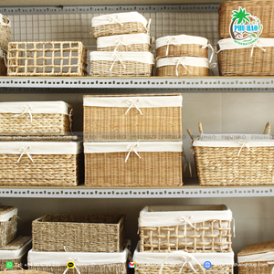 Elegant <b>Round</b> RATTAN <b>BASKETS</b>: Natural Elegance: Rattan <b>Baskets</b> for Room Organization with High Quality - Product Image 3