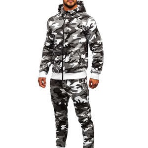 Conjunto Deportivo Informal de Invierno para Hombre, Conjunto de Dos Piezas Cálido, Cortavientos, de Secado Rápido, Transpirable, Talla Grande, Felpa Técnica Sólida para Entrenamiento - Product Image 6