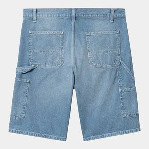 Shorts Vaqueros Desgastados Personalizados para Hombre, Estilo Vintage, Holgados, Lavado Ácido, con Dobladillo Deshilachado y Diseño con Pedrería, Estilo Urbano - Product Image 3