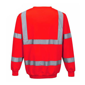 High Visibility <b>top</b> selling Safety Sweatshirts Work Hi Vis High Quality Hi Vis Safety Work Long Sleeve <b>Reflective</b> Sweatshirt - Product Image 2