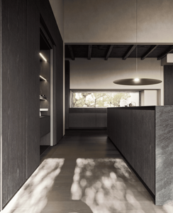 Conception de l'évier de cuisine de style européen moderne personnalisée par l'usine JY Project au Vietnam, armoire de cuisine en mélamine bon marché - Product Image 5