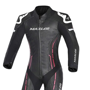 Men's Windproof Waterproof Cold Resistant Plus Size Racing Leather Motorcycle Suit CE Level 1 Sportswear Customizable Design Low - Product Image 3