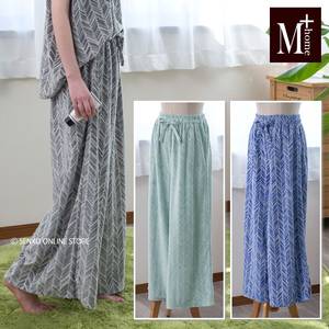 Pantalones largos Kaiholo con patrón de espiga para mujer en negro/Verde/azul marino M + Home Luxury Relaxing Time Tallas sueltas - Product Image 6