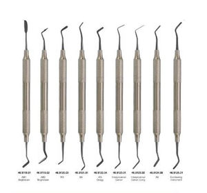 ชุดเครื่องมือกรอกข้อมูลทางคลินิกสำหรับทันตกรรมชุดสเตนเลสสตีลทนทานพร้อมไม้พายที่ผ่านการรับรอง - Product Image 5