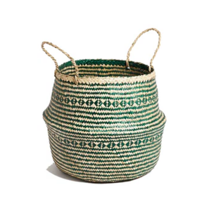 Panier de rangement en jonc de mer de taille personnalisée de haute qualité Artisanat écologique du fabricant du Vietnam - Product Image 2
