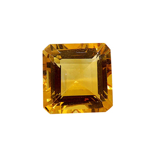 Pierre précieuse naturelle Citrine taille octogonale, cabochon à dos plat facetté, pierre de quartz doré pour bague, pendentif, broches personnalisées - Product Image 1