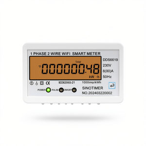 SINOTIMER DDS6619-048 80A มิเตอร์วัดพลังงานไฟฟ้าเฟสเดียวแบบสมาร์ทโฮม รองรับ WiFi ยี่ห้อ Tuya - Product Image 2