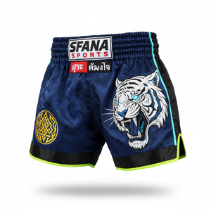 Sfana กางเกงมวยไทยขาสั้นสำหรับผู้ชายแห้งเร็วระบายอากาศได้ดีเหมาะสำหรับชกมวย MMA ในแต่ละวัน180 - Product Image 6