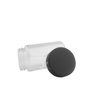 Frasco Transparente de PET de 8 oz para Mezclas Herbales con Tapa a Prueba de Niños, Modelo M0341, de JK Packaging Solutions - Product Image 2