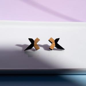 Boucles d'oreilles légères en résine et en bois pour femmes, bijoux fantaisie faits à la main, cadeaux d'anniversaire et accessoires de mode - Product Image 2