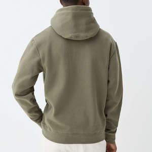 เสื้อฮู้ดพืชสองชั้นสำหรับทุกเพศ400 GSM ผ้าฟลีซ100% ปักลายสไตล์สตรีทแวร์สำหรับฤดูหนาว - Product Image 2