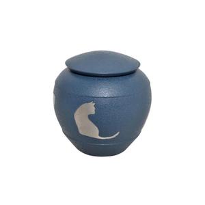 Urna de cremación Odyssey blanca más reciente, urnas de Metal para mascotas artesanales para Cremains, suministros funerarios de animales, urnas de cremación de tamaño pequeño 2025 - Product Image 4