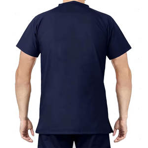 Medical <b>Doctor</b> Nursing Scrub Uniform <b>Set</b> Wholesale Cotton Made New Style Medical Scrub <b>Set</b> - Product Image 2