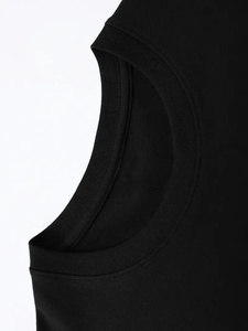 T-shirt de sport décontracté à coupe ajustée pour hommes nouvelle mode 100% coton en vrac Stock et mélange de vêtements d'occasion - Product Image 4