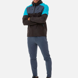 Conjunto Deportivo Personalizado al por Mayor con Logotipo para Hombre, Chaqueta Cortavientos y Pantalones Deportivos Estampados de Dos Piezas - Product Image 5