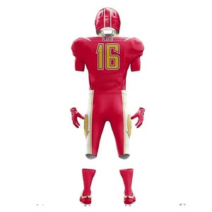 Ropa DE EQUIPO PROFESIONAL Uniforme de fútbol americano Uniforme cómodo Ropa deportiva para hombres Uniforme de fútbol americano de secado rápido - Product Image 4