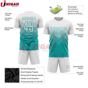 เสื้อกีฬาสำหรับเด็กเสื้อฟุตบอลออกแบบได้ตามต้องการเสื้อฟุตบอลแบบใหม่ล่าสุดมีโลโก้พิมพ์ลาย - Product Image 6