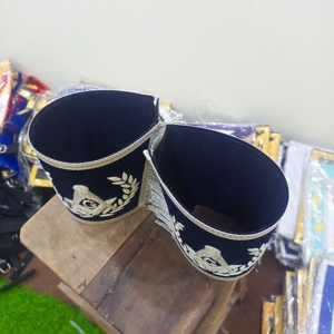 Masonic regalia Master Mason Lodge cuffs สีน้ำเงินเข้ม BLUE-HSE - Product Image 5