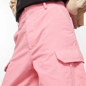 Pantalones cortos de pana hombre Regular Fit Cintura media Pierna ancha y por debajo de la rodilla con bolsillos de carga funcionales, secado rápido - Product Image 4