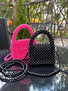 Posavasos Cuadrados de Cuentas de Vidrio Hechos a Mano - Diseño Clásico con Reverso de Poliéster (4x4 Pulgadas) MS HANDICRAFT Regalos Religiosos Portátiles para Iglesia - Product Image 3