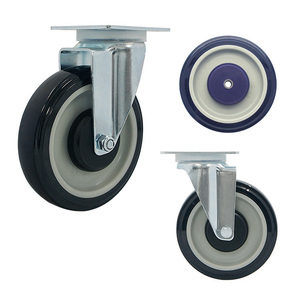 Plaque supérieure YEOU CHERNG 93 x 68 mm, composant de roue industrielle en zinc plaqué antirouille CWD514 - Product Image 4