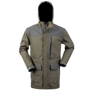 Veste unisexe en duvet de coton intégrée à capuche vêtements de sport d'escalade coupe-vent imperméable d'extérieur pour hommes longueur régulière Sport personnalisé - Product Image 1